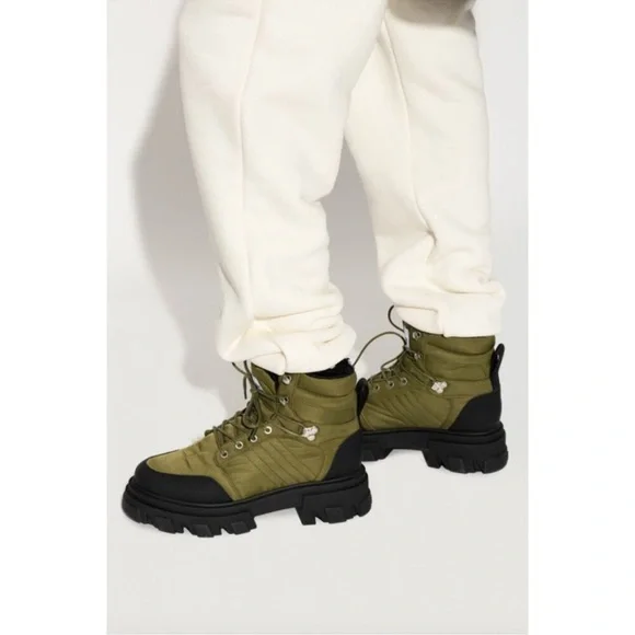 Ganni Faux Shearling Hiking Boot Ganni Faux Shearling Hiking Boot (Women) | Nordstrom main image 3